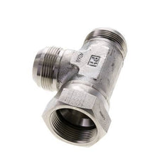 JIC Tee Fitting UN 1-5/8''-12 Femelle x Mâle Acier inoxydable 210bar (2950.5psi)