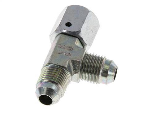 JIC Tee Fitting UNF 1/2''-20 Femelle x Mâle Acier 350bar (4917.5psi)