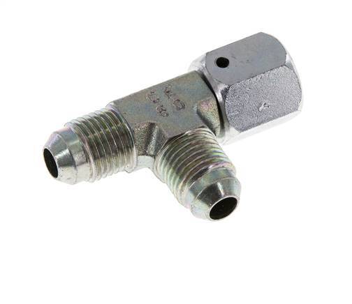 JIC Tee Fitting UNF 1/2''-20 Femelle x Mâle Acier 350bar (4917.5psi)