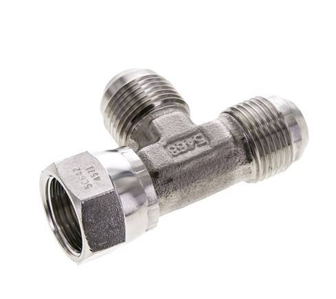 JIC Tee Fitting UN 1-1/16''-12 Femelle x Mâle Acier inoxydable 350bar (4917.5psi)