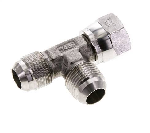 JIC Tee Fitting UN 1-1/16''-12 Femelle x Mâle Acier inoxydable 350bar (4917.5psi)