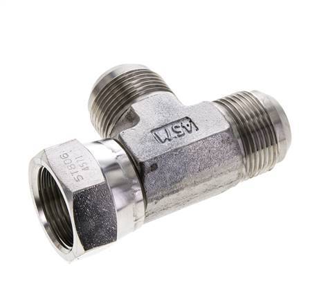 JIC Tee Fitting UN 1-5/16''-12 Femelle x Mâle Acier inoxydable 250bar (3512.5psi)