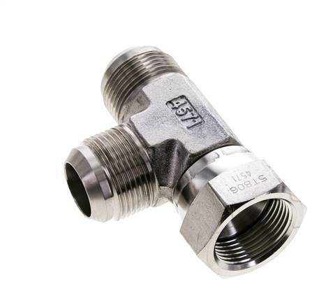 JIC Tee Fitting UN 1-5/16''-12 Femelle x Mâle Acier inoxydable 250bar (3512.5psi)