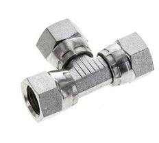 JIC Tee Fitting UNF 1/2''-20 Femelle Acier 275bar (3863.75psi)