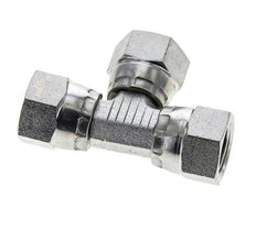 JIC Tee Fitting UNF 1/2''-20 Femelle Acier 275bar (3863.75psi)