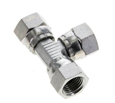 JIC Tee Fitting UNF 1/2''-20 Femelle Acier 275bar (3863.75psi)