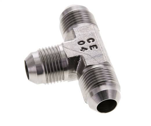 JIC Tee Fitting UNF 3/4''-16 Male Stainless steel 275bar (3863.75psi)