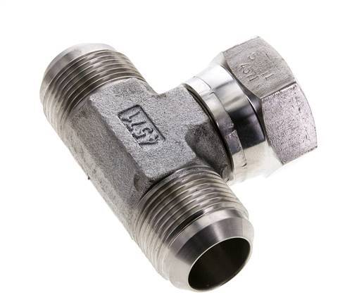JIC Tee Fitting UN 1-5/16''-12 Male x Female Acier inoxydable 250bar (3512.5psi)