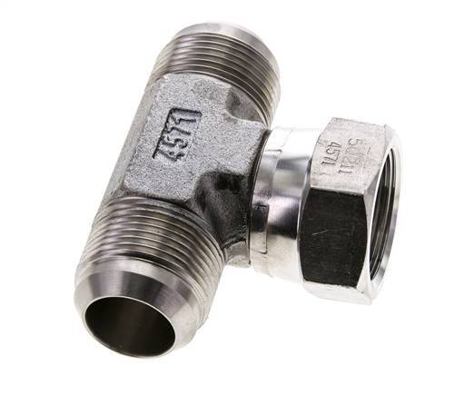 JIC Tee Fitting UN 1-5/16''-12 Male x Female Acier inoxydable 250bar (3512.5psi)