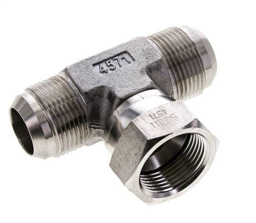 JIC Tee Fitting UN 1-5/16''-12 Male x Female Acier inoxydable 250bar (3512.5psi)