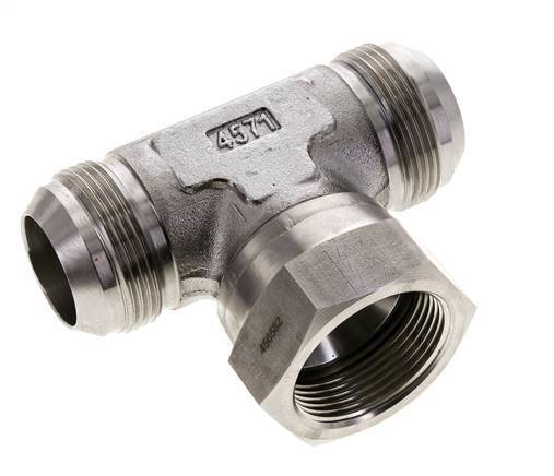 JIC Tee Fitting UN 1-5/8''-12 Male x Female Acier inoxydable 210bar (2950.5psi)