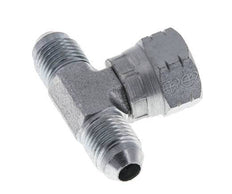 JIC Tee Fitting UNF 1/2''-20 Male x Female Steel 350bar (4917.5psi)