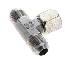 JIC Tee Fitting UNF 7/8''-14 Male x Female Steel 350bar (4917.5psi)