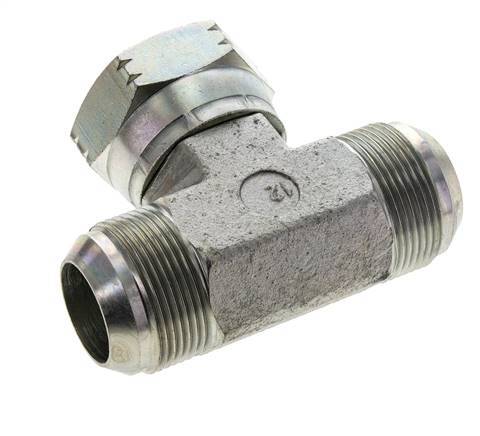 Raccord en T JIC UN 1-5/8''-12 Mâle x Femelle Acier 210bar (2950.5psi)