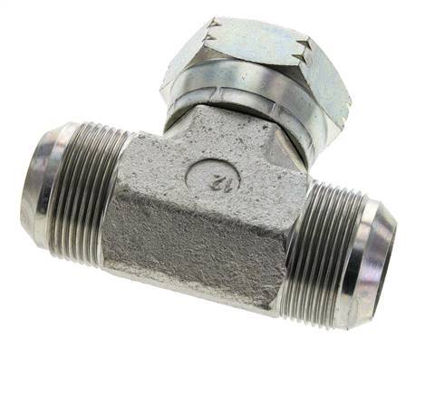 Raccord en T JIC UN 1-5/8''-12 Mâle x Femelle Acier 210bar (2950.5psi)