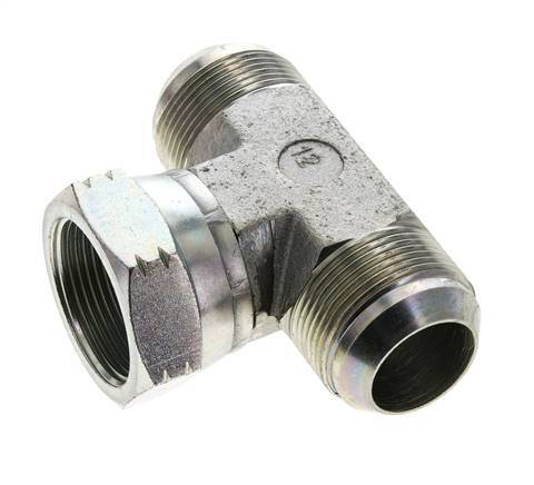 Raccord en T JIC UN 1-5/8''-12 Mâle x Femelle Acier 210bar (2950.5psi)