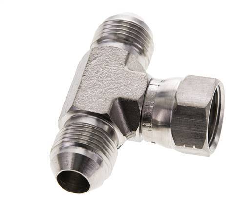 JIC Tee Fitting UNF 3/4''-16 Male x Female Acier inoxydable 350bar (4917.5psi)