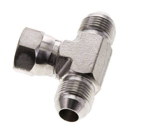 JIC Tee Fitting UNF 3/4''-16 Male x Female Acier inoxydable 350bar (4917.5psi)