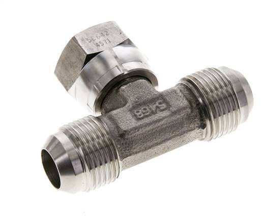 JIC Tee Fitting UN 1-1/16''-12 Male x Female Acier inoxydable 350bar (4917.5psi)