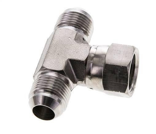 JIC Tee Fitting UNF 7/8''-14 Male x Female Stainless steel 350bar (4917.5psi)