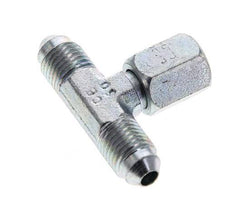 JIC Tee Fitting UNF 7/16''-20 Male x Female Steel 350bar (4917.5psi)