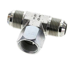 JIC Tee Fitting UN 1-1/16''-12 Male x Female Steel 350bar (4917.5psi)