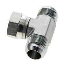 JIC Tee Fitting UN 1-5/16''-12 Male x Female Steel 250bar (3512.5psi)
