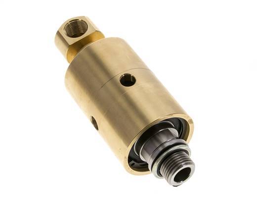 2-Way Rotary Joint G3/8'' - G1/2'' Male x Female Brass 50bar (702.5psi)