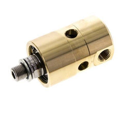 Rotary Joint G1/4'' Female x G1/4'' Male Left Hand Brass 50bar (702.5psi) Abrasive Media