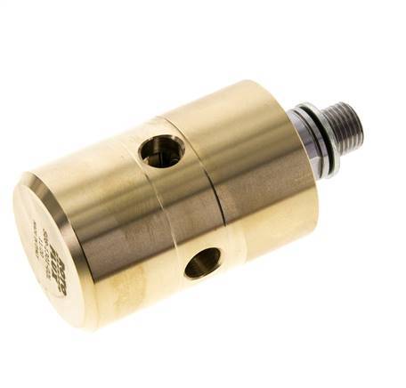 Joint rotatif G1/4'' femelle x G1/4'' mâle gauche Laiton 50bar (702.5psi) Produits abrasifs