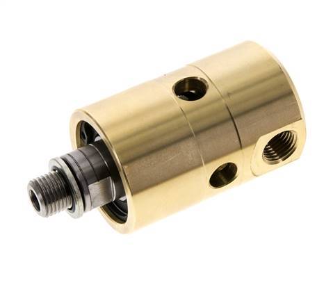 Rotary Joint G1/4'' Female x G1/4'' Male Left Hand Brass 50bar (702.5psi)