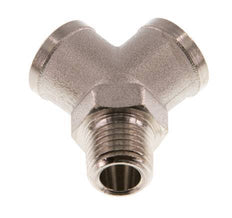 Y Fitting R1/4'' Male x G1/4'' Female nickel-plated 16bar (224.8psi) [2 Pieces]