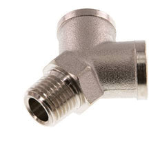 Y Fitting R1/4'' Male x G1/4'' Female nickel-plated 16bar (224.8psi) [2 Pieces]