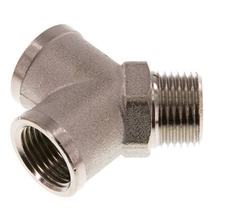Y Fitting R1/2'' Male x G1/2'' Female nickel-plated 16bar (224.8psi)