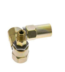Swivel Joint 3/8'' NPT Male x 1/2'' NPT Female Z-shape Steel PTFE 350bar (4917.5psi)