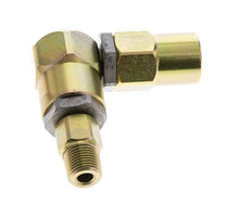 Joint tournant 3/8'' mâle R x femelle Rp en forme de L Acier NBR 350bar (4917.5psi)