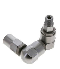 Joint tournant 3/8'' mâle R x femelle Rp forme Z Acier NBR 350bar (4917.5psi)