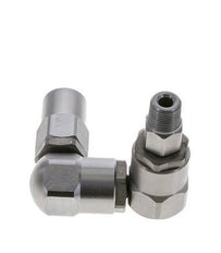 Joint tournant 3/8'' mâle R x femelle Rp forme Z Acier NBR 350bar (4917.5psi)