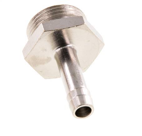 G 3/4'' Male x 9mm Nickel plated Brass Hose barb 16 Bar [2 Pieces]