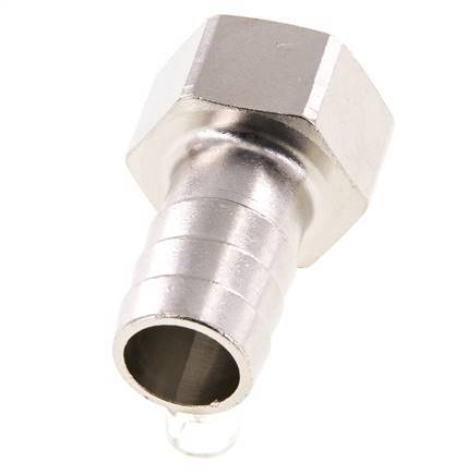 G 3/4'' x 19mm Barbe de tuyau en laiton nickelé 16 Bar