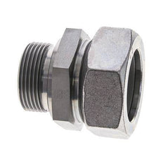 G 1 1/4'' mâle x 42L Anneau de coupe droit en acier zingué avec joint FKM 160 Bar DIN 2353