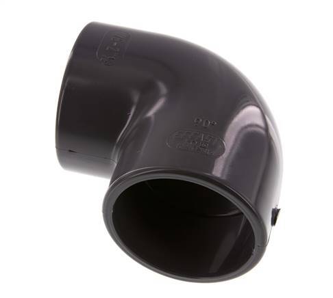 PVC 90deg Elbow Fitting Socket 75x89mm