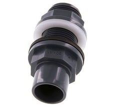 PVC Bulkhead Fitting Socket 20x25mm