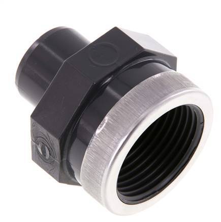 PVC Fitting Male Socket 25mm x Female Rp 1'' [2 Pieces]