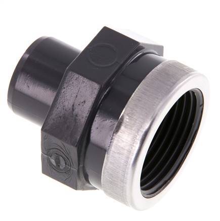 PVC Fitting Male Socket 25mm x Female Rp 1'' [2 Pieces]