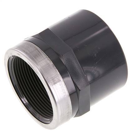 PVC Fitting Female Socket 63mm x Female Rp 2''