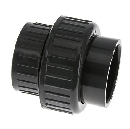 PVC Union Fitting Female Socket 50mm x Female Rp 1-1/2'' FKM
