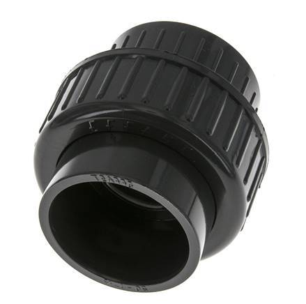 PVC Union Fitting Female Socket 50mm x Female Rp 1-1/2'' FKM