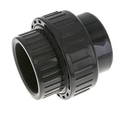 PVC Union Fitting Female Socket 75mm x Female Rp 2-1/2'' EPDM