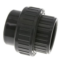 PVC Union Fitting Female Socket 75mm x Female Rp 2-1/2'' EPDM